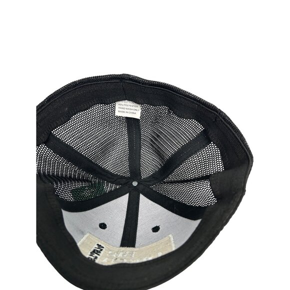 NEW Big Green Egg Black Mesh Adjustable Classic Trucker Hat Stretch-to-Fit Cap - Picture 8 of 10